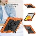thumbnail image 6 of Case for iPad (A16) 11th Generation 11 Inch 2025, iPad 10th Generation 10.9 Inch, Heavy Duty Shockproof Protective Case with Screen Protector, 360° Rotating Stand, Hand/Shoulder Strap and Pen Holder, 6 of 9