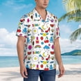 thumbnail image 5 of Daiia Summer Hawaiian Shirt for Men Gentle Cotton Regular Short Sleeve Casual-Small, 5 of 9