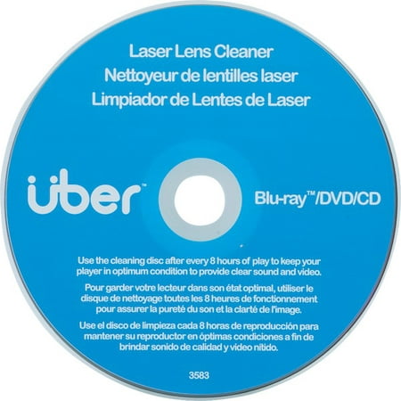 UBER 27311 Laser Lens Cleaner for CD, DVD &