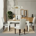 thumbnail image 7 of EDX Dining Chairs Set of 2, Parsons Chairs with Nailhead Trim and Wood Legs, 7 of 7