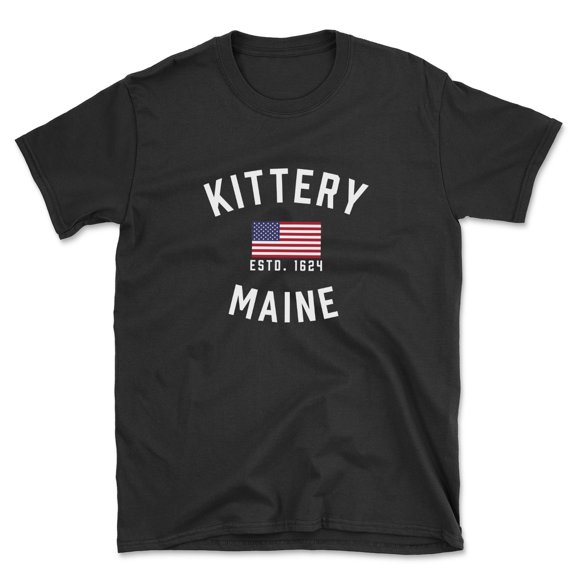 Kittery Maine Patriot Men's Cotton T-Shirt