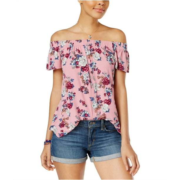 Blusa floral Hippie Rose para mujer, rosa, pequeña Hippie Rose Pull-over