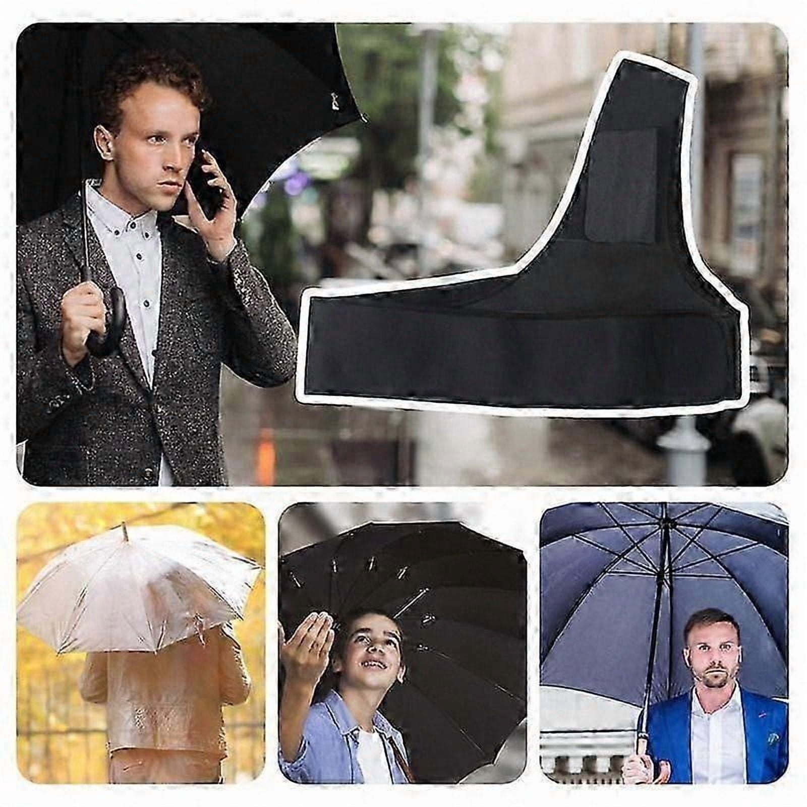 Adjustable Hands-Free Umbrella Strap for Outdoor Rain and Sun Protection During Activities