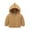 Khaki, variant on Popvcly 1-7T Toddler Kid Boys Girls Winter Thickened Warm Lamb Coats Dinosaur Hooded Faux Fur Fleece Jacket Zip-up Outwear