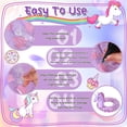 thumbnail image 3 of Queilt 1 Unicorn Inflatable Pool Floats for Kids, Pool Float Inflatable Pool Rings with Glitter Swimming Pool Float Toy Inflatable Swimming Ring for Summer Pool Water Party (white ), 3 of 5