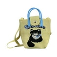 thumbnail image 2 of freneci Women Crochet Phone Bag Adorable Unique Mini Handbag for Street Travel Beach Yellow Cat, 2 of 8