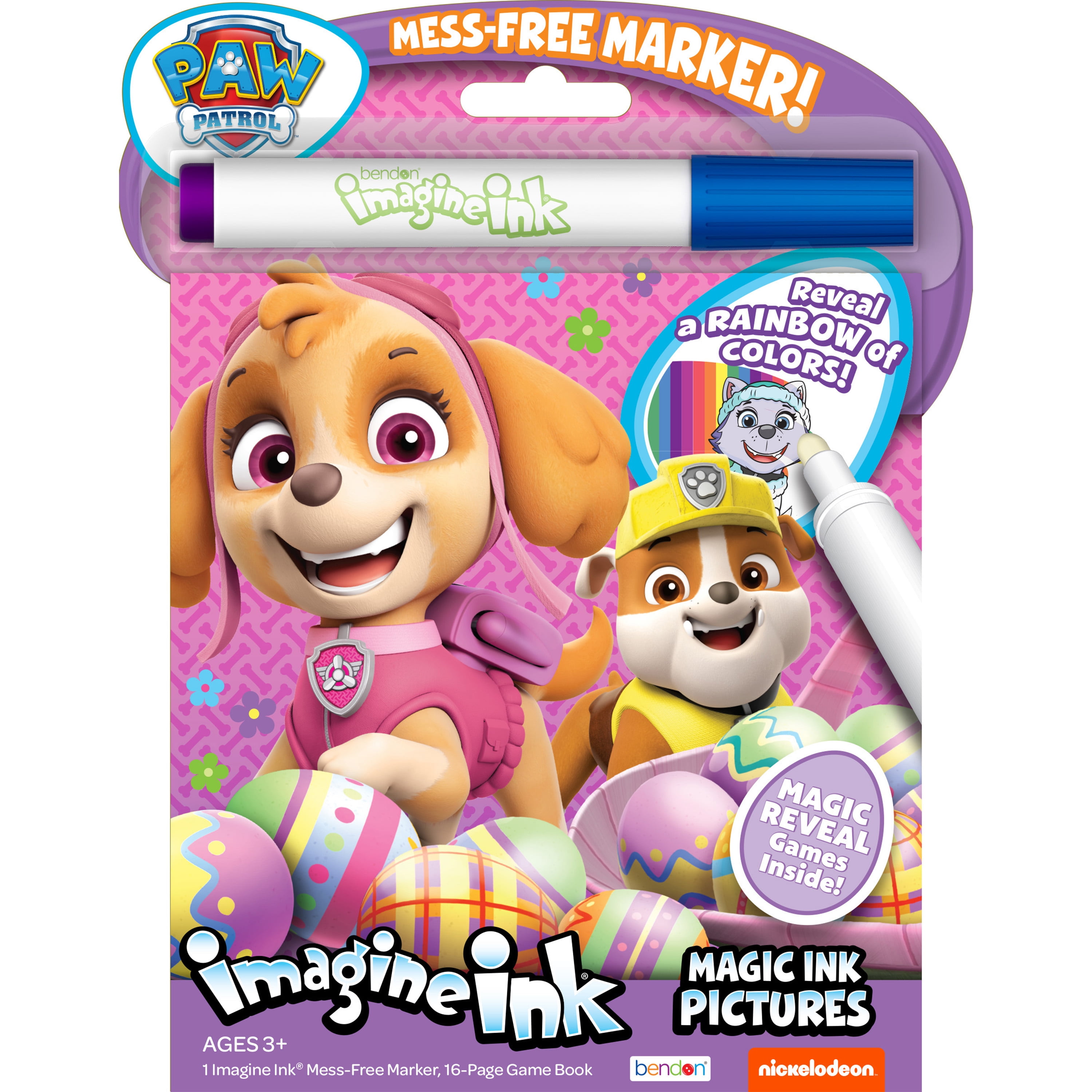 PAW Patrol Easter Imagine Ink with Mess Free Marker, Paperback, 16 pages