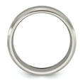 thumbnail image 2 of Titanium Beveled Edge 6mm Brushed and Polished Wedding Band - Size 12.5, 2 of 5