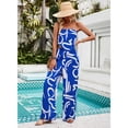 thumbnail image 3 of EASYBRAUS Women Printed Rayon Two Piece Pants Set Sleeveless Summer Vacation Outfit, 3 of 9