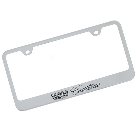 Au-TOMOTIVE GOLD Cadillac (New Logo) Laser Etched Frame - Mirrored