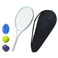 thumbnail image 5 of Luwecf Tennis Ball Tennis Equipment with Racket Tennis Rebounder Set for Indoor Outdoor Blue, 5 of 9