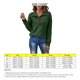 thumbnail image 5 of Blusa Manga Larga Color Puro Cuello De Solapa Con Botones Tops Casuales De Moda Para Mujer Verde S, 5 of 6