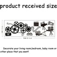 Movie Reel Wall Art Decals Abstract Antique Movie Theater Wall Decor