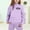 Purple, variant on Hoodie Outfits Set Fall 2 Pieces Long Sleeve Hoodie And Sweatpants Outfits Athletic Preppy Clothes