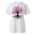 thumbnail image 4 of Pink Ribbon Shirts for Women Cancer Awareness Short Sleeve Tees Inspirational Cancer Tops, 4 of 5