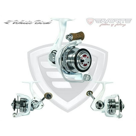 UPC: 0842424100801 | Favorite WBR2000 2000 White Bird Spinning Reel 5.2:1 5BB