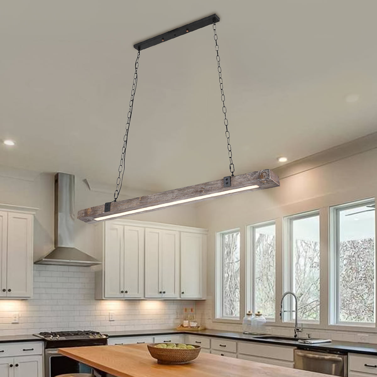 Pendant Lamp Industrial Loft Flute Kitchen Coffee Hanging Ceiling Light Lamps 