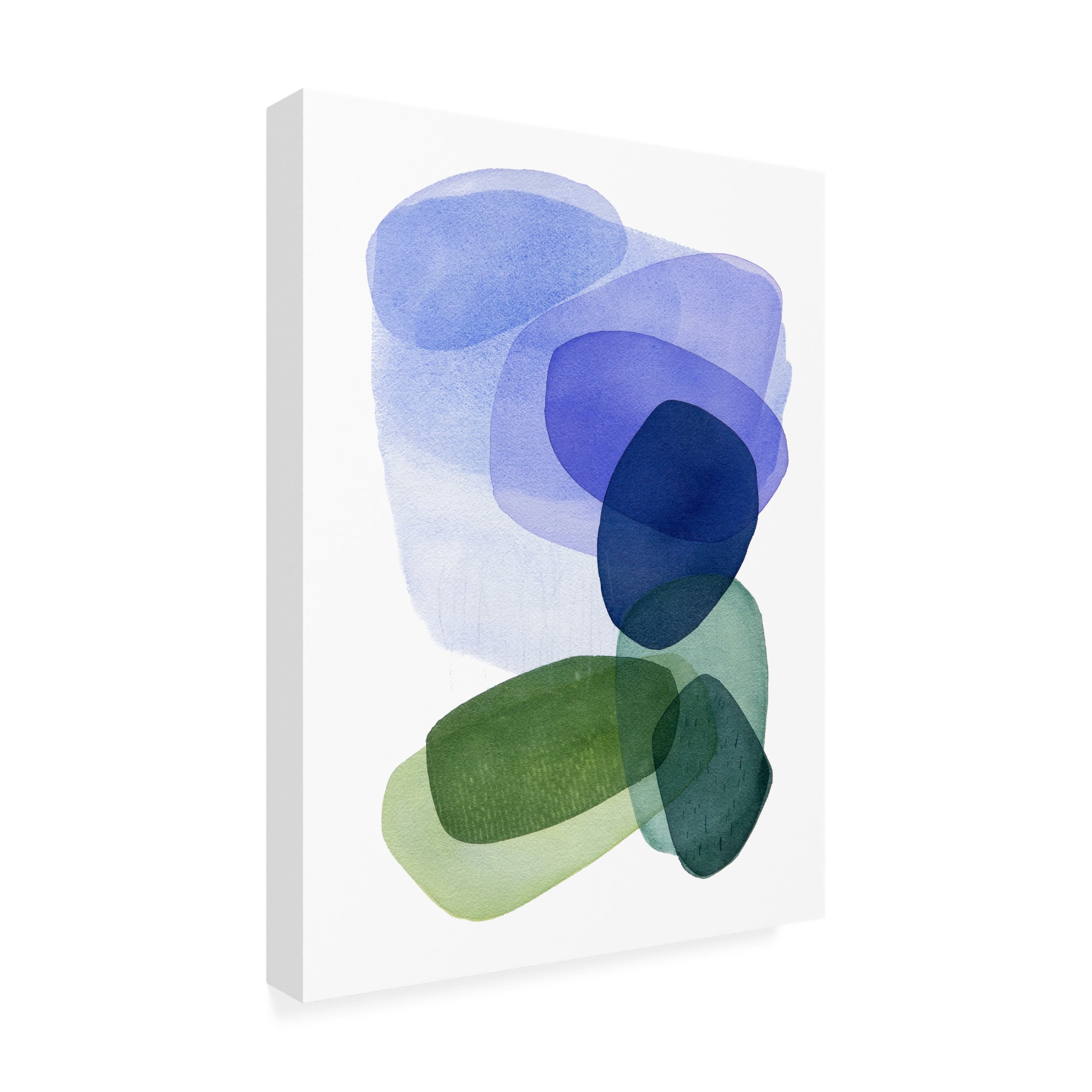 Canvas Wall Art - Simone Christen 'On The Riverbank IV' Wall Art for Living Room, Bedroom, or Office Décor by Trademark Fine Art - 14 x 19 Inches