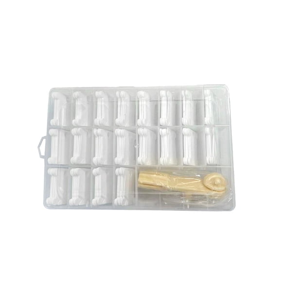 Yuarrent Bobinas de hilo dental, placa de hilo, bobina de cable, conveniencia, caja multiusos de plástico de larga duración práctica, Artesanía