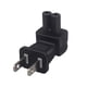 thumbnail image 5 of Convertidor de adaptador de 2 puntas a IEC C7 de EE. UU., adaptador macho y hembra, accesorios electrónicos de repuesto, peso ligero profesional para, 5 of 8