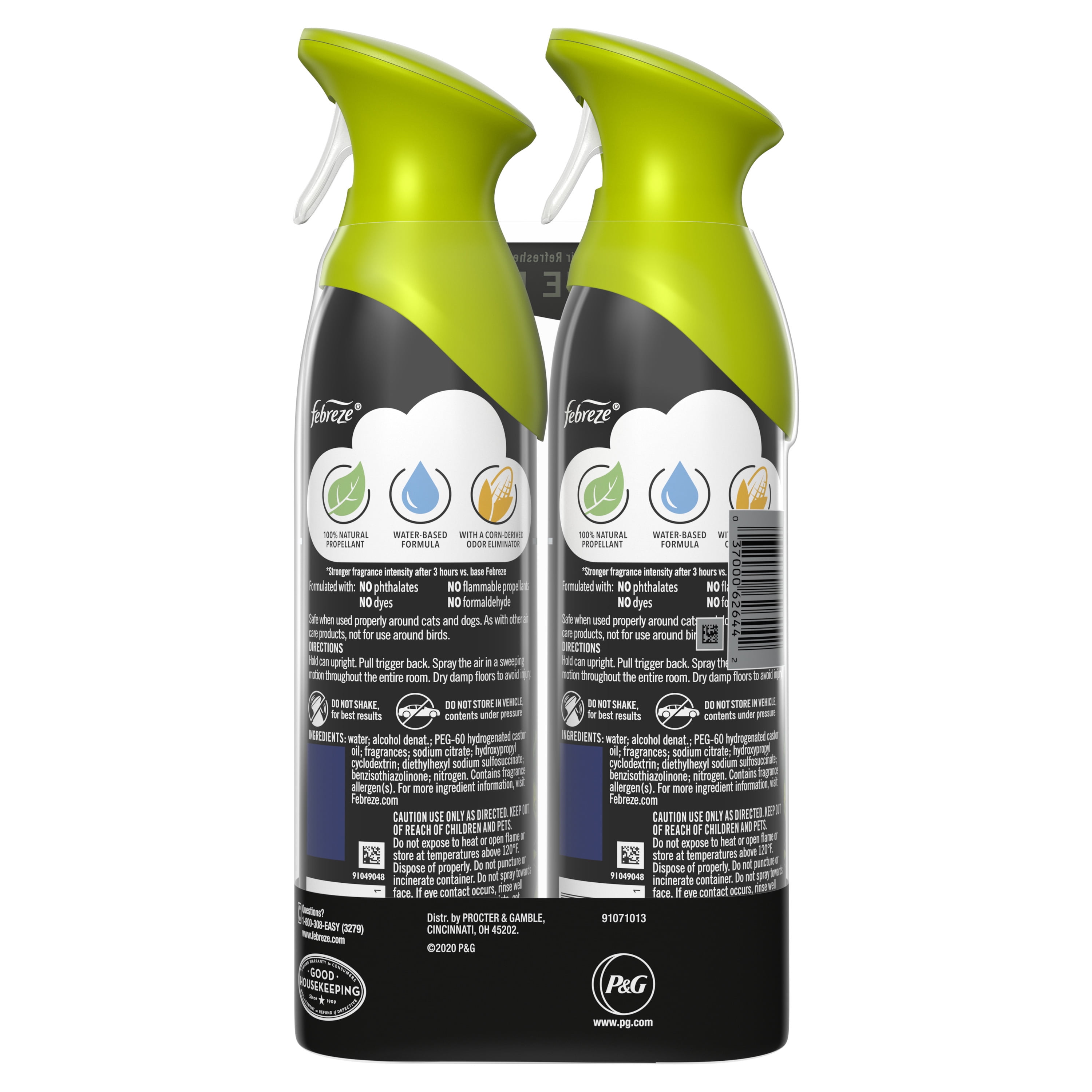 Febreze Unstopables Air Effects Air Freshener Paradise, 8.8 oz, 2 ct