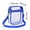 Blue, variant on Stadium Approved Clear Bag for Stadium Events - 7.9x5.9x2.4in PVC Security Clear Bags for Women, Large Capacity with Adjustable Strap, Front Pocket for Phone/Keys