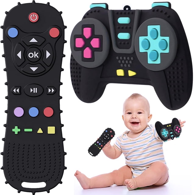 Controlador de juegos Teething Toys TIEDXIOY de silicona con control remoto