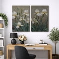 thumbnail image 6 of Canvas Wall Art Set of 2 Vintage Floral Botanical Prints for Living Room Decoration - 16"x24" x 2, 6 of 8