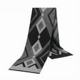 thumbnail image 6 of Men's Flannel Plaid Scarf, Double-Sided Jacquard Winter Scarf, 180x30cm,180*30cm,21,casual, 6 of 54