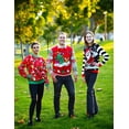 thumbnail image 4 of Socal Look Women's Ugly Christmas Sweater, Long Sleeve Crew Neck Acrylic Holiday Pullover, 2XL, 4 of 8