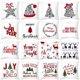 thumbnail image 4 of Funda de cojín de Feliz Navidad, cubierta de almohada de 45cm, decoración navideña para el hogar, adorno de Feliz Año Nuevo, 2023, 4 of 4