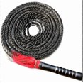 thumbnail image 3 of Fully Handmade Chambray And Bull Whip Made Of Durable Genuine Leather Black Bullwhip, Luxe Braided Horse Whip compatible Work Cattle Or Sport way, 3 of 3