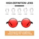 thumbnail image 4 of Gafas de sol redondas Weewooday, 4 pares, retro, estilo steampunk, 4,7 cm, 4 of 7