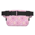 thumbnail image 3 of Fotbe Butterfly 1 Cangurera Cuadrada con Estampado de Doble Capa, Bolsa de Cintura Ajustable Mini para Hombres y Mujeres, 3 of 9