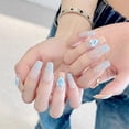 thumbnail image 5 of 24pcs/Set Fake Nails Wear Press On Reusable Designs Set French Artificial, 5 of 5