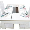 thumbnail image 4 of Ryvnso Placemats Set of 4 Flower Peacock Dining Mats Heat-Resistant Non-Slip Washable Table Mat, 4 of 8