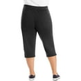 thumbnail image 4 of Women's Relaxed Fit Pants All Day Solid Color Home Shorts Women's Fashion Pocket Elastic Yoga Shorts Capris Leisure Comfy Dailywear, 4 of 8