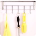 thumbnail image 3 of EeaseMX Gancho de acero inoxidable para puerta trasera, grueso, ancho, horizontal, para colgar ropa de pared, toallero resistente a la corrosión para cocina y baño (25,5 x 8,5 x 2,5 cm), 3 of 7