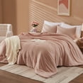 thumbnail image 2 of Juego de edredón WRENSONGE Queen Dusty Pink con 2 fundas de almohada, 2 of 7