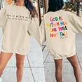 thumbnail image 4 of KimSoong Christian Sweatshirt Women Bible Verse Pullover Christian God Is Within Her Long Sleeve Inspirational Blouse Top, 4 of 9
