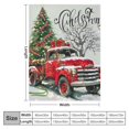 thumbnail image 4 of Orinice  Blanket,Red retro truck with a fir tree gifts and The Dachshund in a scarf Decor Blankets Soft Warm Throw for Women Girls Birthday, Home Living Room Decoration 40x50in, 4 of 6