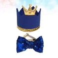 thumbnail image 1 of Raindrops Dog Birthday Costumes Party Hats for Dogs 1 Set Blue Color for Fun Photo Shoots, 1 of 8