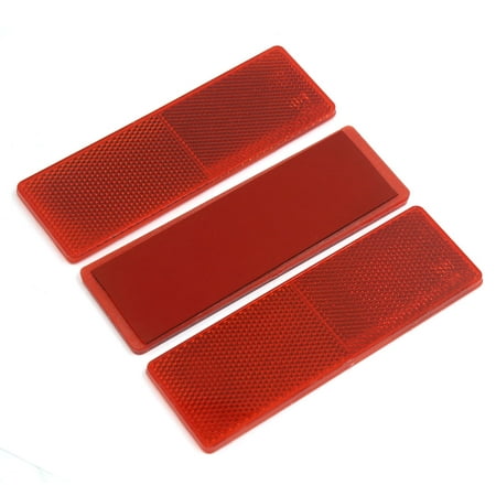Automotive Truck Car Night Rear Bumper Mount Reflector Red without ...