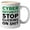 Cyber Security Stop Clicking White, variant on Programmer Mug White 15oz - Cyber Security Stop Clicking - Tech Progammer Computer Engineer Coding Mechanical Electrical