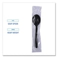 thumbnail image 4 of Boardwalk Heavyweight Wrapped Polypropylene Cutlery Soup Spoon Black 1000/ctn, 4 of 5