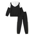 thumbnail image 6 of PureChapter Boys Clothing Sets Color Block Zip Up Hooded Jacket & Jogger Pants 2-Piece Tracksuit for Kids 7-14, 6 of 9