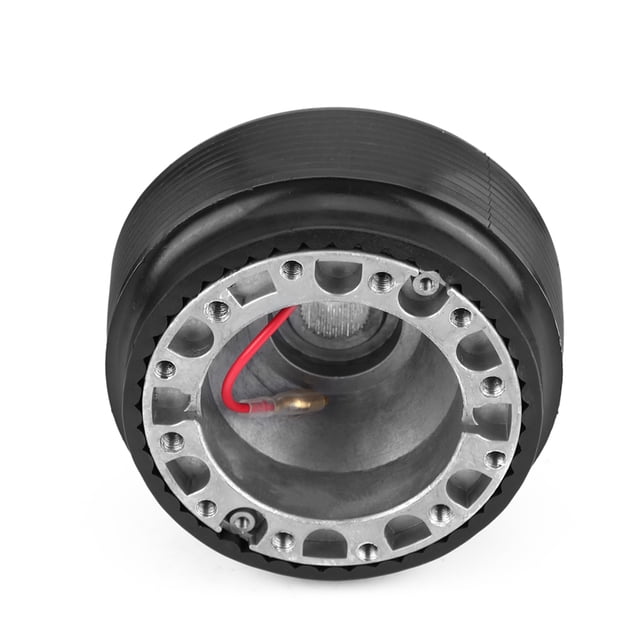 Adaptador de volante, adaptador de cubo de volante de aluminio con orificio para 6 pernos Adaptador de cubo de volante de carreras Aspecto llamativo