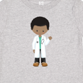 thumbnail image 4 of Inktastic African American Boy, Doctor, Lab Coat, Medicine Boys Baby T-Shirt, 4 of 5