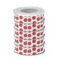 thumbnail image 2 of 5 Rolls Christmas Ribbon 1.5 inch Wide Decorative Ribbon for Gift Wrapping and Holiday Decorations Cute Red Tomatoes, 2 of 7