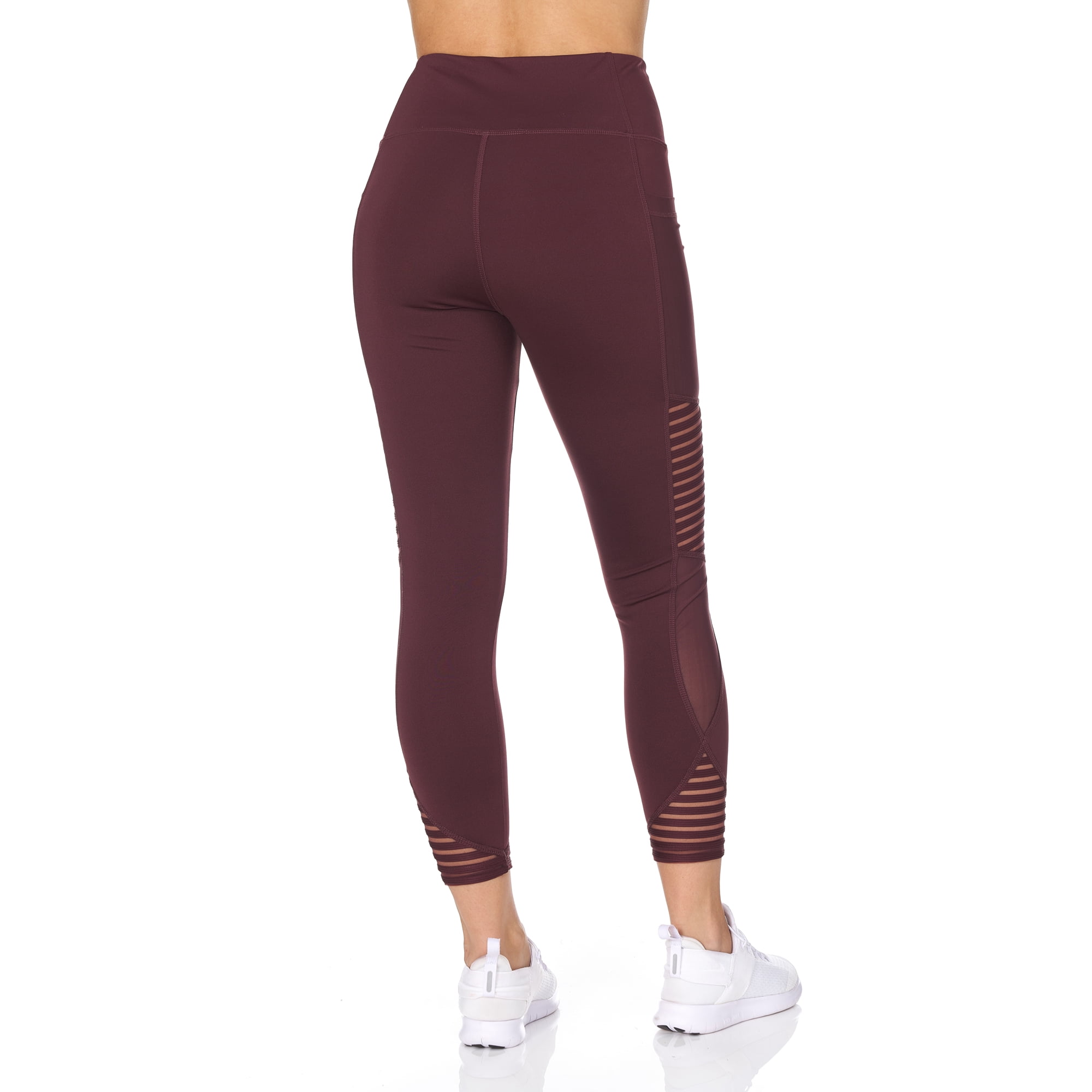 BSP Women's High Waist 7/8 Leggings with Pockets